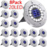 פנס סולארי עמיד למים עם LED